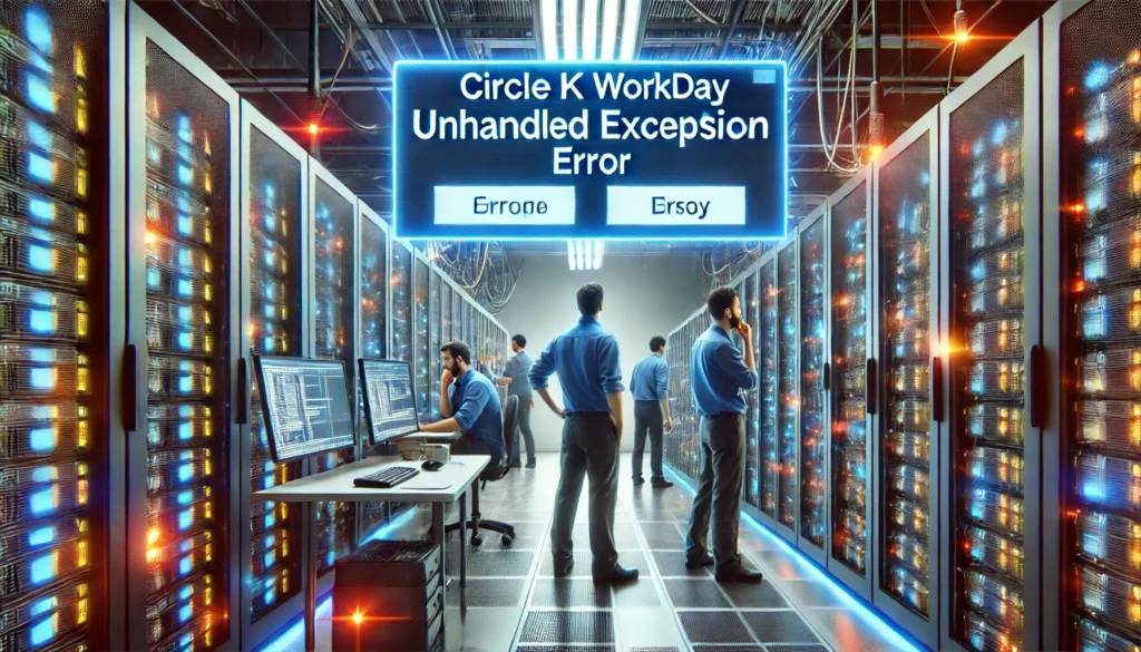 Circle K Workday Unhandled Exception